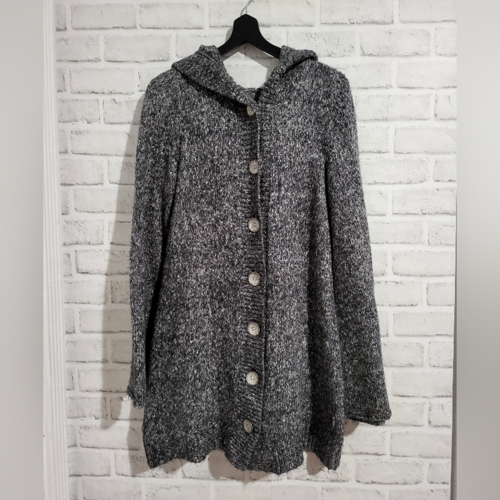 Prana‎ Willow Duster Cardigan Grey size S - Picture 2 of 10